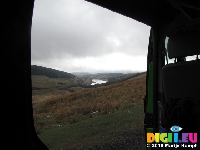 SX13902 View over Brecon Beacons Reservoir for snack break